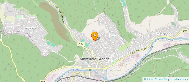 localisation de l'entreprise SCI 2CYGA  MOYEUVRE-GRANDE