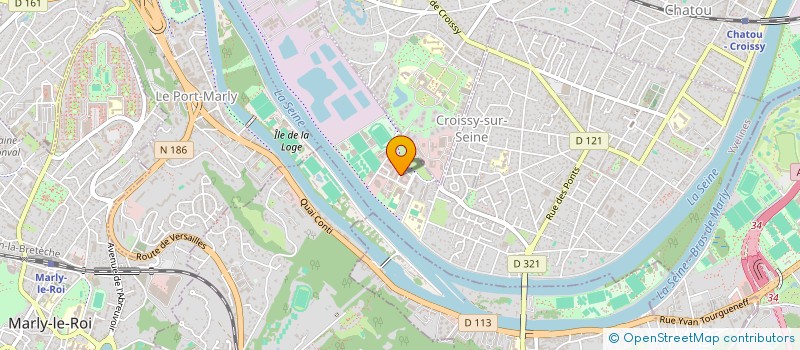 localisation de l'entreprise SCI 2D  CROISSY-SUR-SEINE