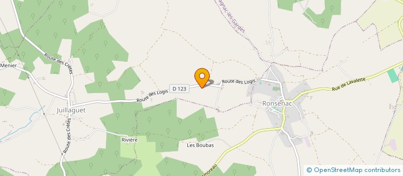 localisation de l'entreprise SCI 2D à MAGNAC-LAVALETTE-VILLARS