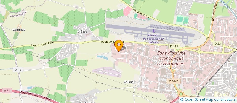 localisation de l'entreprise SCI 2D à CARCASSONNE