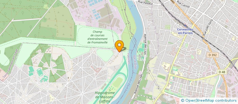 localisation de l'entreprise SCI 2D à MAISONS-LAFFITTE
