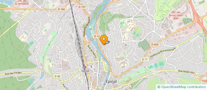 localisation de l'entreprise SCI 2D à EPINAL