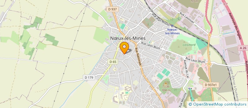 localisation de l'entreprise SCI 2D  NUX-LES-MINES