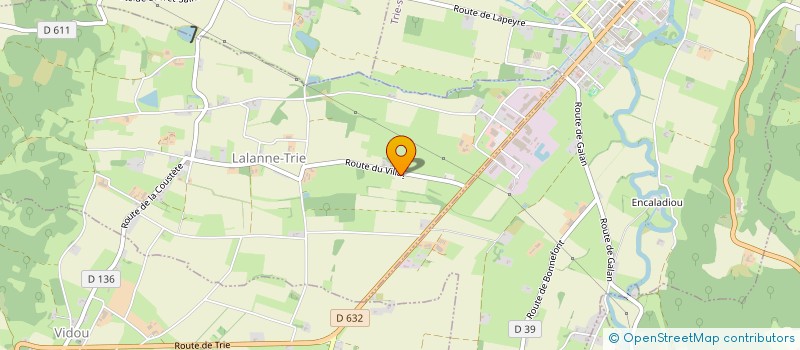 localisation de l'entreprise SCI 2D  FONTRAILLES