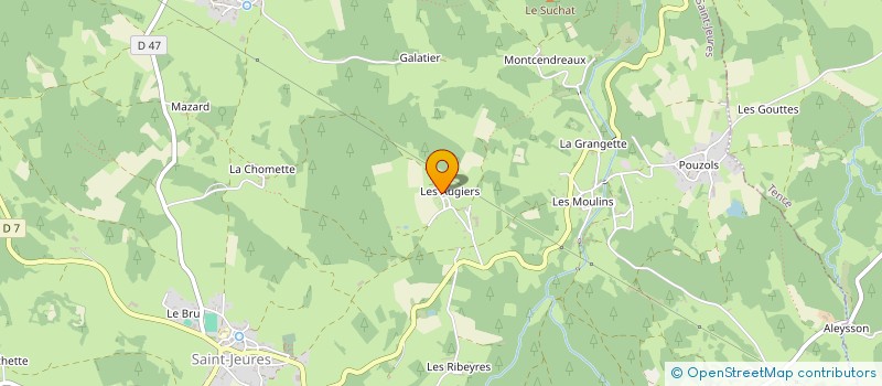 localisation de l'entreprise SCI 2D  SAINT-JEURES