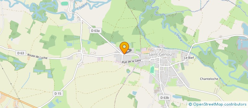 localisation de l'entreprise SCI 2D à PALLUAU-SUR-INDRE