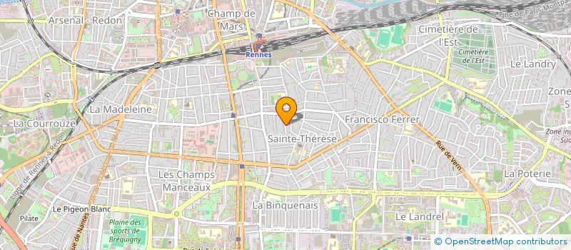 localisation de l'entreprise SCI 2D  RENNES