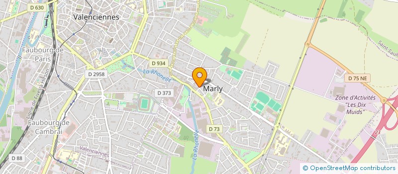 localisation de l'entreprise SCI 2D à MARLY