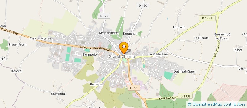 localisation de l'entreprise SCI 2D GREGAM  GRAND-CHAMP