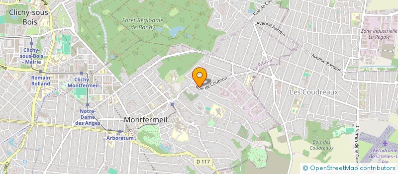 localisation de l'entreprise SCI 2D IMMO à MONTFERMEIL