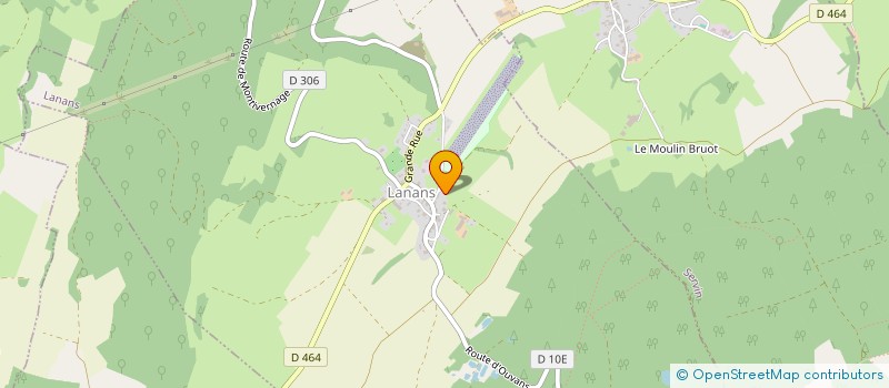 localisation de l'entreprise SCI 2DBC  LANANS