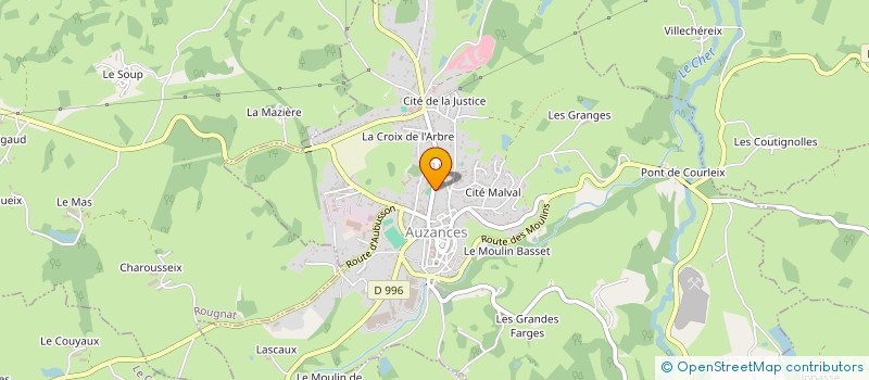 localisation de l'entreprise SCI 2DBJ à AUZANCES