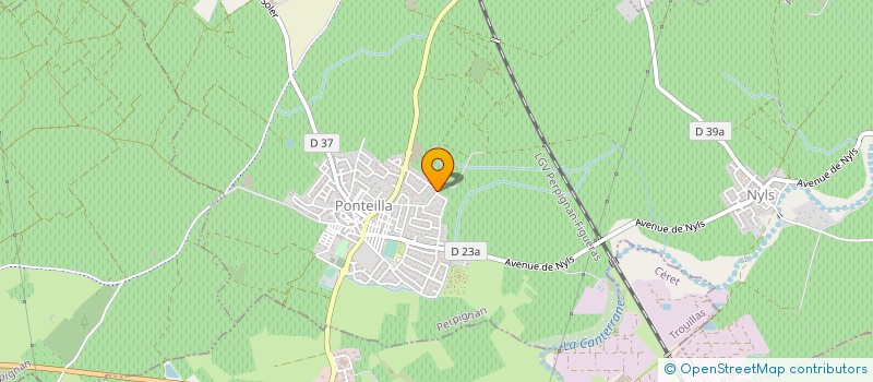 localisation de l'entreprise SCI 2DEL  PONTEILLA