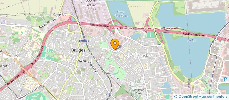 localisation de l'entreprise SCI 2DJ  BRUGES