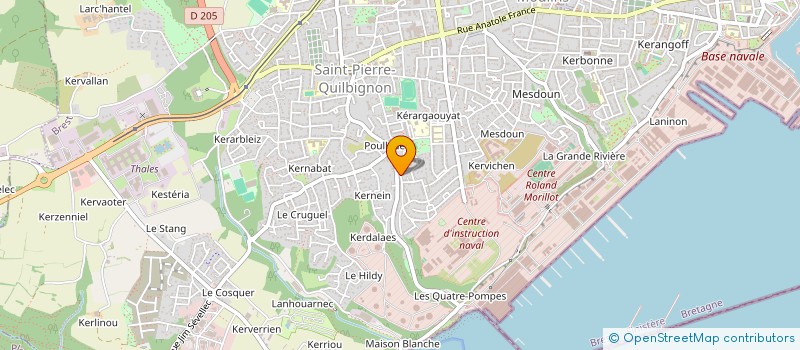 localisation de l'entreprise SCI 2DLC à BREST