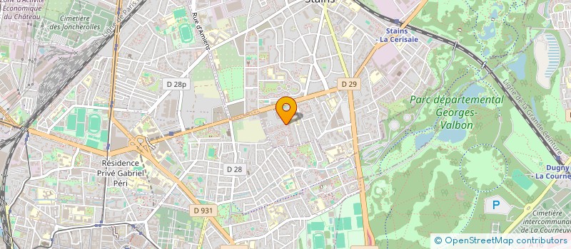 localisation de l'entreprise SCI 2DN IMMOBILIER à STAINS