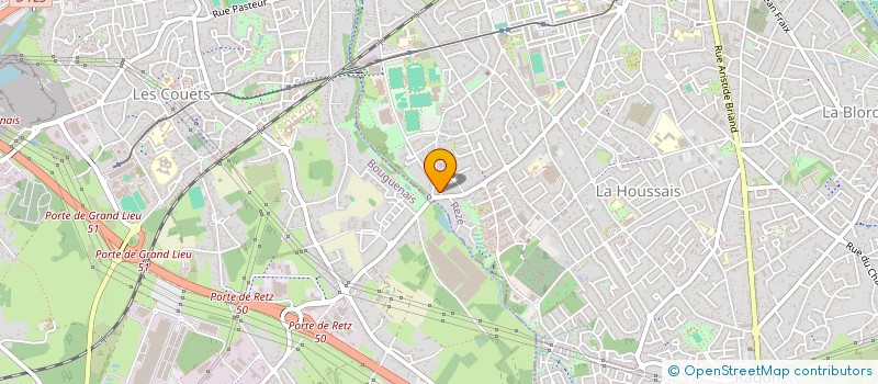 localisation de l'entreprise SCI 2DP-BEL AIR  REZE