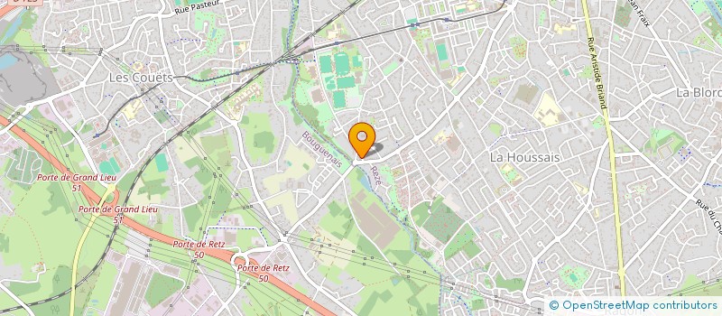 localisation de l'entreprise SCI 2DP-LA MONTAGNE  REZE