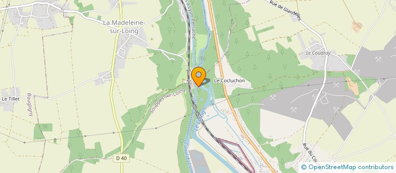 localisation de l'entreprise SCI 2DPA  SOUPPES-SUR-LOING