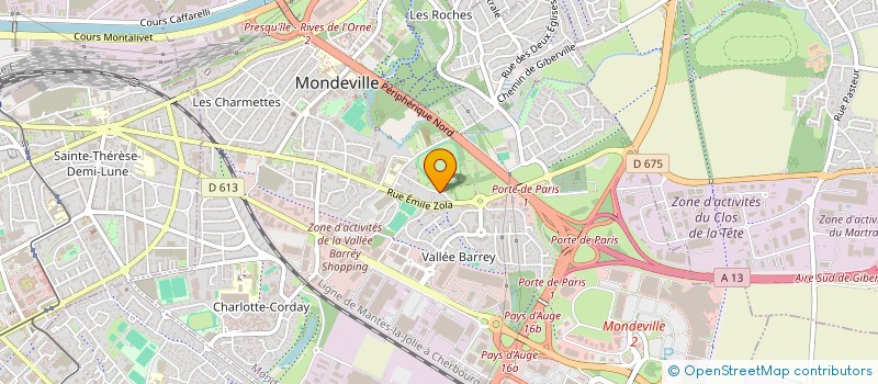 localisation de l'entreprise SCI 2E à MONDEVILLE