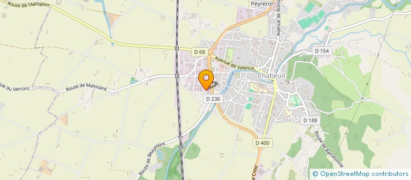 localisation de l'entreprise SCI 2ED  CHABEUIL