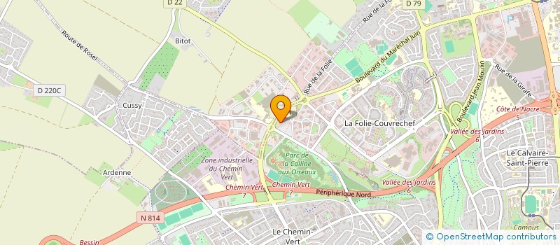 localisation de l'entreprise SCI 2EI à CAEN