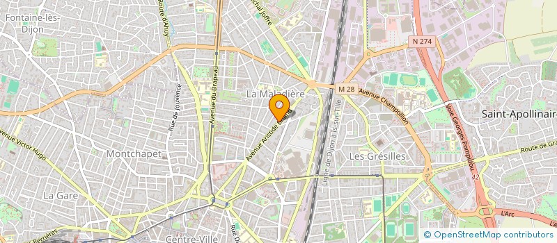 localisation de l'entreprise SCI 2EME TEMPS à DIJON