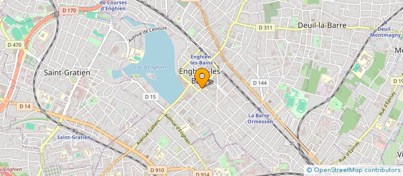 localisation de l'entreprise SCI 2ET à ENGHIEN-LES-BAINS