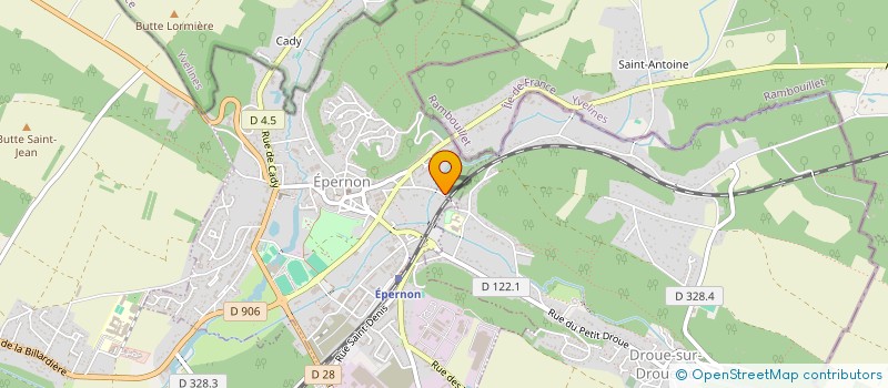 localisation de l'entreprise SCI 2F 2G à EPERNON