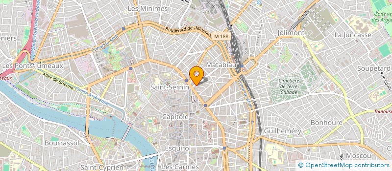 localisation de l'entreprise SCI 2F à TOULOUSE