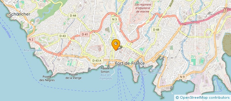 localisation de l'entreprise SCI 2F à FORT-DE-FRANCE