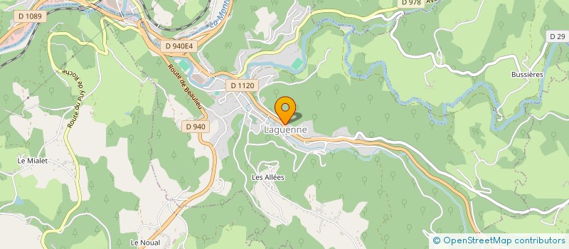 localisation de l'entreprise SCI 2F à LAGUENNE-SUR-AVALOUZE