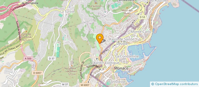 localisation de l'entreprise SCI 2F  BEAUSOLEIL