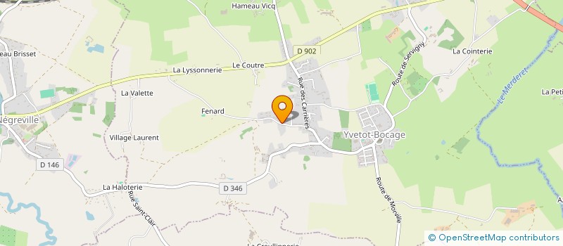 localisation de l'entreprise SCI 2F  YVETOT-BOCAGE