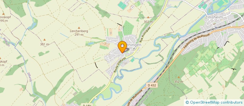 localisation de l'entreprise SCI 2F  FRNINGEN