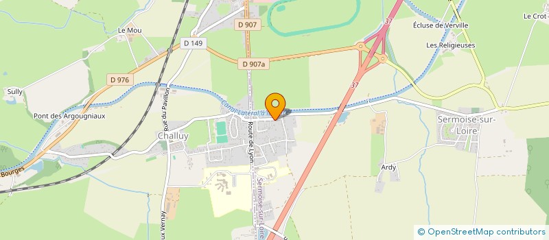 localisation de l'entreprise SCI 2F  SERMOISE-SUR-LOIRE