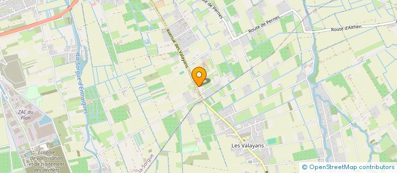 localisation de l'entreprise SCI 2F  ALTHEN-DES-PALUDS