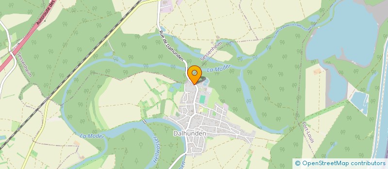 localisation de l'entreprise SCI 2F2A  DALHUNDEN