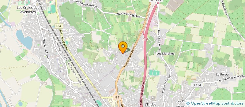 localisation de l'entreprise SCI 2F2V à LYON