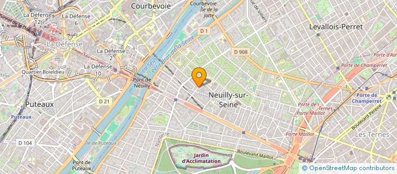 localisation de l'entreprise SCI 2FC à NEUILLY-SUR-SEINE
