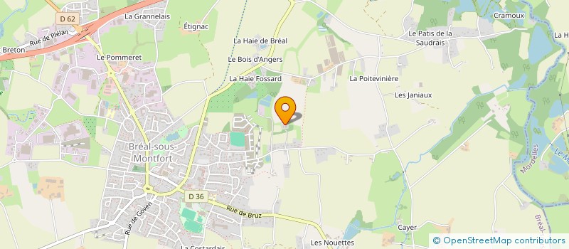 localisation de l'entreprise SCI 2FGM  BREAL-SOUS-MONTFORT