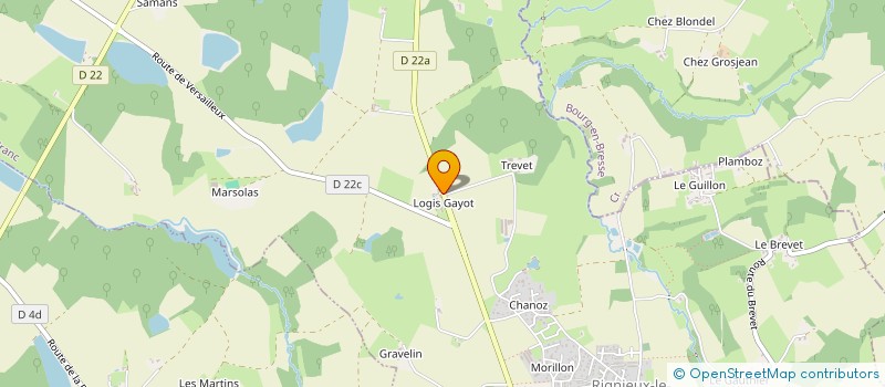 localisation de l'entreprise SCI 2FJM  RIGNIEUX-LE-FRANC