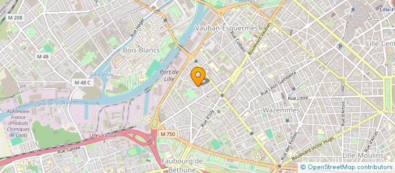 localisation de l'entreprise SCI 2FLR à LILLE