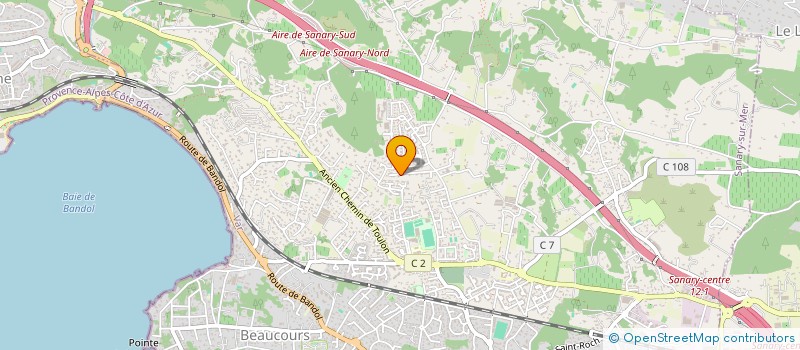 localisation de l'entreprise SCI 2FM à SANARY-SUR-MER