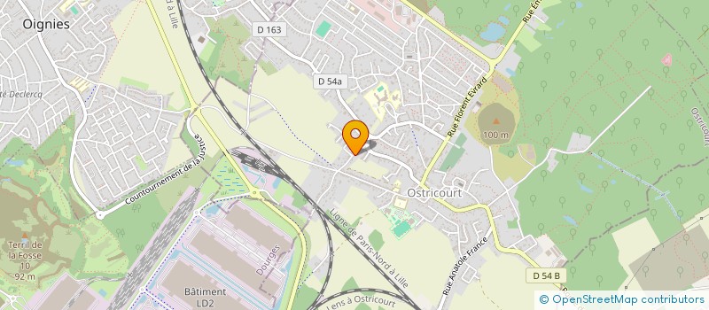 localisation de l'entreprise SCI 2FMA  OSTRICOURT