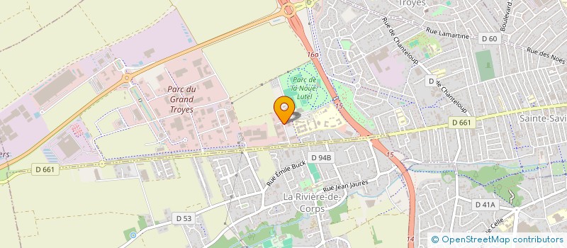 localisation de l'entreprise SCI 2FMP  SAINTE-SAVINE