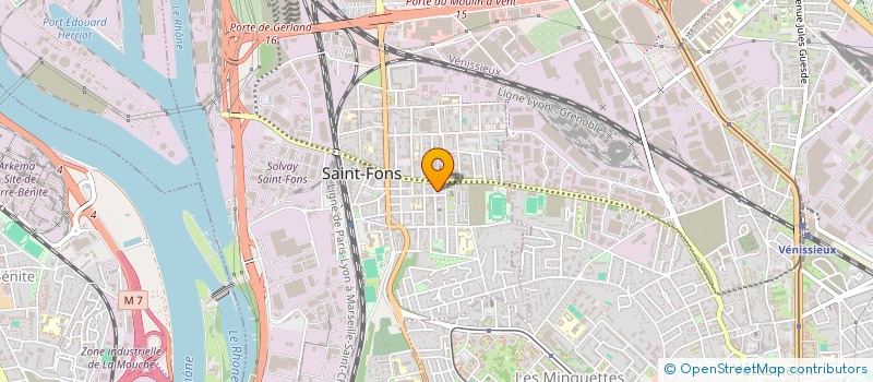 localisation de l'entreprise SCI 2FO  SAINT-FONS