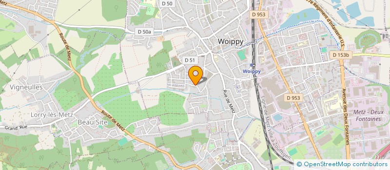 localisation de l'entreprise SCI 2G 2P à WOIPPY