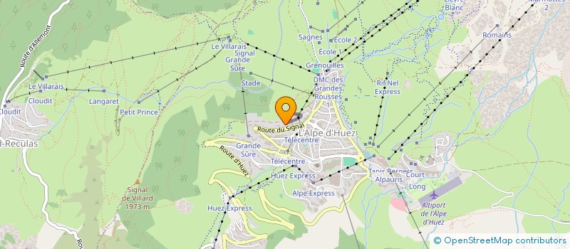 localisation de l'entreprise SCI 2G  HUEZ