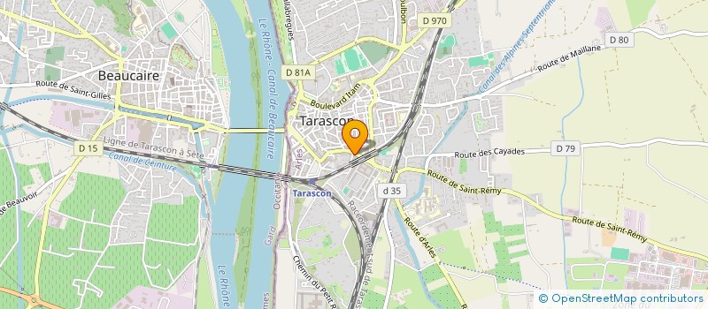 localisation de l'entreprise SCI 2G  TARASCON